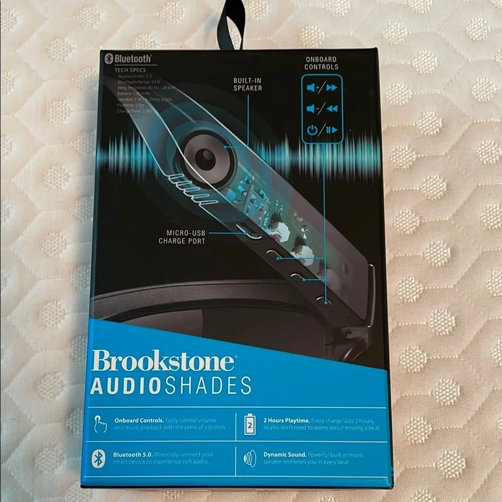 Brookstone Audio Shades with Bluetooth Speakers